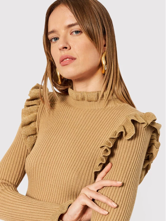 Rinascimento Γυναίκες Πλεκτά Φορέματα Φόρεμα υφασμάτινο CFM0010441003 Καφέ Slim Fit 6 Rinascimento Γυναίκες Πλεκτά Φορέματα Φόρεμα υφασμάτινο CFM0010441003 Καφέ Slim Fit - Image 4