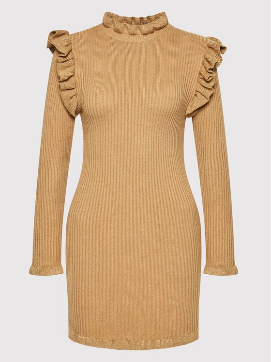 Rinascimento Γυναίκες Πλεκτά Φορέματα Φόρεμα υφασμάτινο CFM0010441003 Καφέ Slim Fit 7 Rinascimento Γυναίκες Πλεκτά Φορέματα Φόρεμα υφασμάτινο CFM0010441003 Καφέ Slim Fit - Image 5