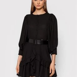 Rinascimento Γυναίκες Καθημερινά Φορέματα Φόρεμα καθημερινό CFC0105039003 Μαύρο Regular Fit