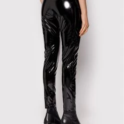 Rinascimento Γυναίκες Δερμάτινα Παντελόνια Παντελόνι από απομίμηση δέρματος CFC0104849003 Μαύρο Skinny Fit -Rinascimento Εκπτώσεις unnamed file 1077