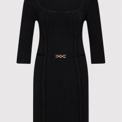 Rinascimento Γυναίκες Πλεκτά Φορέματα Φόρεμα υφασμάτινο CFM0010919003 Μαύρο Slim Fit -Rinascimento Εκπτώσεις unnamed file 108