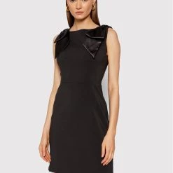 Rinascimento Γυναίκες Κοκτέιλ Φορέματα Φόρεμα κοκτέιλ CFC0104533003 Μαύρο Slim Fit