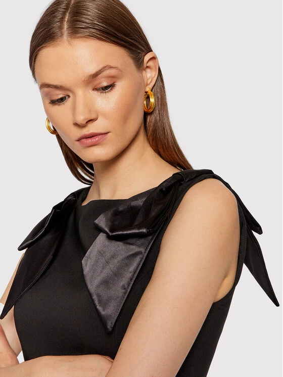 Rinascimento Γυναίκες Κοκτέιλ Φορέματα Φόρεμα κοκτέιλ CFC0104533003 Μαύρο Slim Fit 6 Rinascimento Γυναίκες Κοκτέιλ Φορέματα Φόρεμα κοκτέιλ CFC0104533003 Μαύρο Slim Fit - Image 4