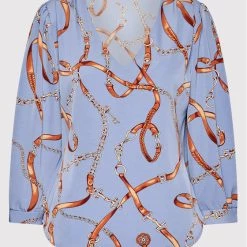 Rinascimento Γυναίκες Μπλουζάκια Μπλουζάκι CFC0018081002 Μπλε Regular Fit -Rinascimento Εκπτώσεις unnamed file 1104