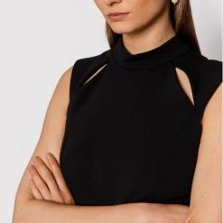 Rinascimento Γυναίκες Καθημερινά Φορέματα Φόρεμα καθημερινό CFC0018011002 Μαύρο Slim Fit -Rinascimento Εκπτώσεις unnamed file 1108