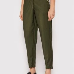 Rinascimento Γυναίκες Υφασμάτινα Παντελόνια Παντελόνι υφασμάτινο CFC0104466003 Πράσινο Regular Fit
