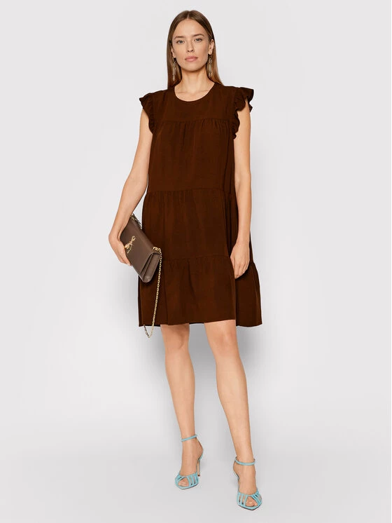 Rinascimento Γυναίκες Καλοκαιρινά Φορέματα Φόρεμα καλοκαιρινό CFC0103416003 Καφέ Regular Fit 4 Rinascimento Γυναίκες Καλοκαιρινά Φορέματα Φόρεμα καλοκαιρινό CFC0103416003 Καφέ Regular Fit - Image 2