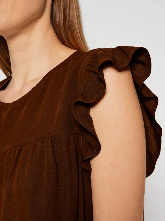 Rinascimento Γυναίκες Καλοκαιρινά Φορέματα Φόρεμα καλοκαιρινό CFC0103416003 Καφέ Regular Fit 6 Rinascimento Γυναίκες Καλοκαιρινά Φορέματα Φόρεμα καλοκαιρινό CFC0103416003 Καφέ Regular Fit - Image 4