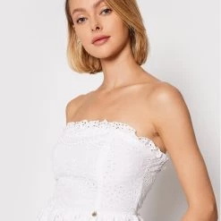 Rinascimento Γυναίκες Καλοκαιρινά Φορέματα Φόρεμα καλοκαιρινό CFC0104520003 Λευκό Regular Fit -Rinascimento Εκπτώσεις unnamed file 1153