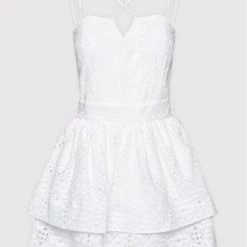 Rinascimento Γυναίκες Καλοκαιρινά Φορέματα Φόρεμα καλοκαιρινό CFC0103741003 Λευκό Regular Fit -Rinascimento Εκπτώσεις unnamed file 1159