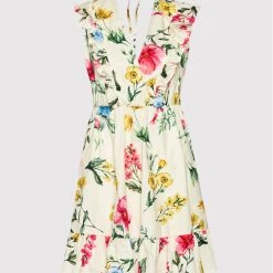 Rinascimento Γυναίκες Καλοκαιρινά Φορέματα Φόρεμα καλοκαιρινό CFC0103754003 Μπεζ Regular Fit -Rinascimento Εκπτώσεις unnamed file 1199