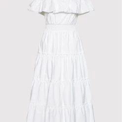 Rinascimento Γυναίκες Καλοκαιρινά Φορέματα Φόρεμα καλοκαιρινό CFC0103583003 Λευκό Regular Fit -Rinascimento Εκπτώσεις unnamed file 1220
