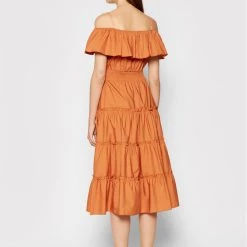 Rinascimento Γυναίκες Καλοκαιρινά Φορέματα Φόρεμα καλοκαιρινό CFC0103583003 Πορτοκαλί Regular Fit -Rinascimento Εκπτώσεις unnamed file 1223