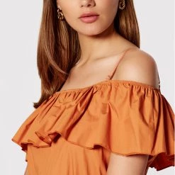 Rinascimento Γυναίκες Καλοκαιρινά Φορέματα Φόρεμα καλοκαιρινό CFC0103583003 Πορτοκαλί Regular Fit -Rinascimento Εκπτώσεις unnamed file 1224