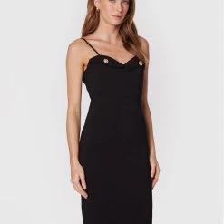 Rinascimento Γυναίκες Κοκτέιλ Φορέματα Φόρεμα κοκτέιλ CFC0018696002 Μαύρο Slim Fit