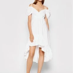 Rinascimento Γυναίκες Κοκτέιλ Φορέματα Φόρεμα κοκτέιλ CFC0103591003 Λευκό Regular Fit