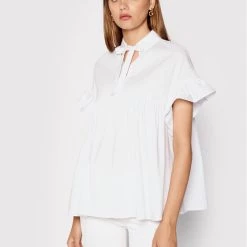 Rinascimento Γυναίκες Μπλουζάκια Μπλουζάκι CFC0103421003 Λευκό Relaxed Fit