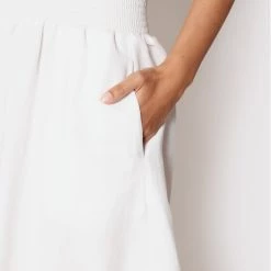 Rinascimento Γυναίκες Καλοκαιρινά Φορέματα Φόρεμα καλοκαιρινό CFC0103488003 Λευκό Regular Fit -Rinascimento Εκπτώσεις unnamed file 1279