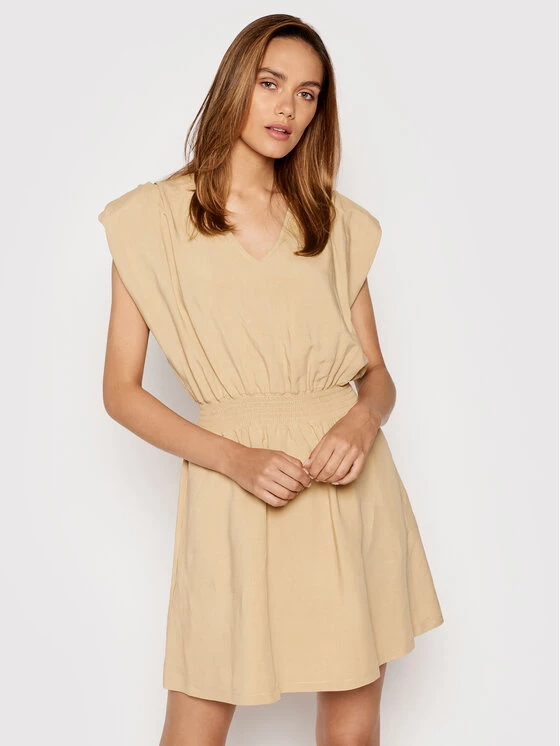 Rinascimento Γυναίκες Καλοκαιρινά Φορέματα Φόρεμα καλοκαιρινό CFC0103488003 Μπεζ Regular Fit 3 Rinascimento Γυναίκες Καλοκαιρινά Φορέματα Φόρεμα καλοκαιρινό CFC0103488003 Μπεζ Regular Fit