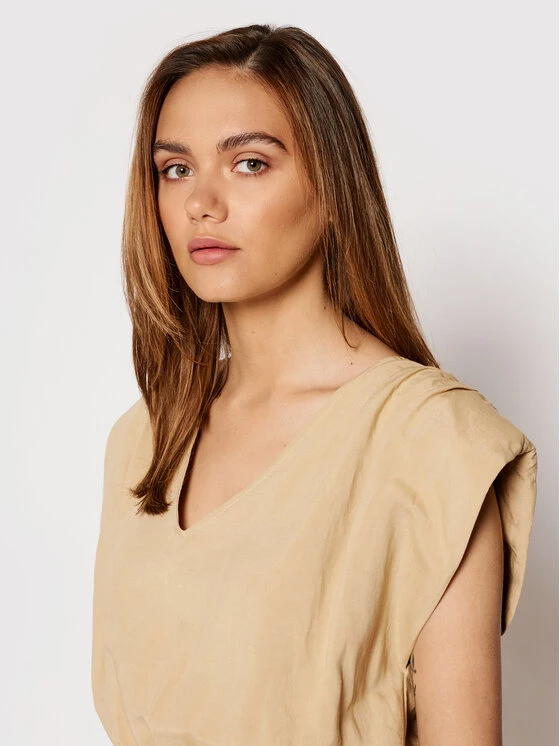 Rinascimento Γυναίκες Καλοκαιρινά Φορέματα Φόρεμα καλοκαιρινό CFC0103488003 Μπεζ Regular Fit 6 Rinascimento Γυναίκες Καλοκαιρινά Φορέματα Φόρεμα καλοκαιρινό CFC0103488003 Μπεζ Regular Fit - Image 4