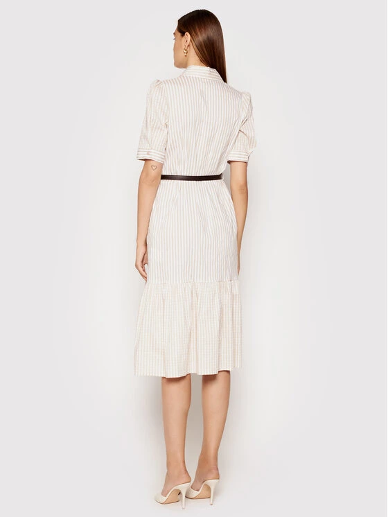 Rinascimento Γυναίκες Φορέματα σε Στυλ Πουκάμισο & Σεμιζιέ Φόρεμα πουκάμισο CFC0103096003 Μπεζ Regular Fit 5 Rinascimento Γυναίκες Φορέματα σε Στυλ Πουκάμισο & Σεμιζιέ Φόρεμα πουκάμισο CFC0103096003 Μπεζ Regular Fit - Image 3