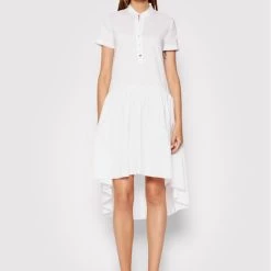 Rinascimento Γυναίκες Φορέματα σε Στυλ Πουκάμισο & Σεμιζιέ Φόρεμα πουκάμισο CFC0103381003 Λευκό Regular Fit
