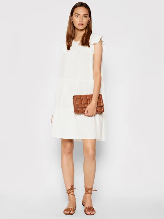 Rinascimento Γυναίκες Καλοκαιρινά Φορέματα Φόρεμα καλοκαιρινό CFC0103416003 Λευκό Regular Fit 4 Rinascimento Γυναίκες Καλοκαιρινά Φορέματα Φόρεμα καλοκαιρινό CFC0103416003 Λευκό Regular Fit - Image 2