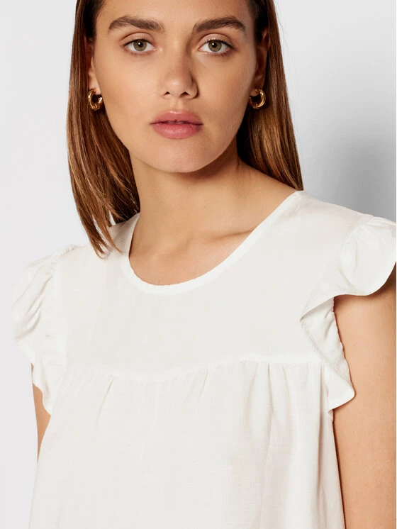 Rinascimento Γυναίκες Καλοκαιρινά Φορέματα Φόρεμα καλοκαιρινό CFC0103416003 Λευκό Regular Fit 6 Rinascimento Γυναίκες Καλοκαιρινά Φορέματα Φόρεμα καλοκαιρινό CFC0103416003 Λευκό Regular Fit - Image 4