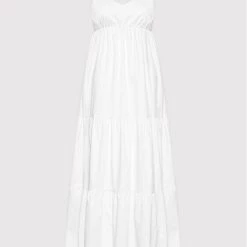 Rinascimento Γυναίκες Καλοκαιρινά Φορέματα Φόρεμα καλοκαιρινό CFC0017921002 Λευκό Relaxed Fit -Rinascimento Εκπτώσεις unnamed file 1320