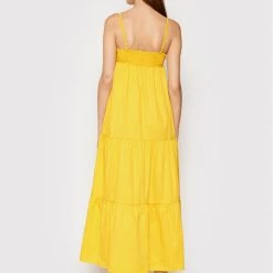 Rinascimento Γυναίκες Καλοκαιρινά Φορέματα Φόρεμα καλοκαιρινό CFC0017921002 Κίτρινο Relaxed Fit -Rinascimento Εκπτώσεις unnamed file 1323