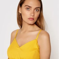 Rinascimento Γυναίκες Καλοκαιρινά Φορέματα Φόρεμα καλοκαιρινό CFC0017921002 Κίτρινο Relaxed Fit -Rinascimento Εκπτώσεις unnamed file 1324