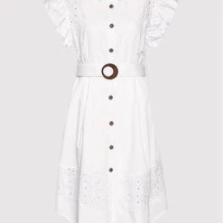 Rinascimento Γυναίκες Φορέματα σε Στυλ Πουκάμισο & Σεμιζιέ Φόρεμα πουκάμισο CFC0017915002 Λευκό Regular Fit -Rinascimento Εκπτώσεις unnamed file 1335