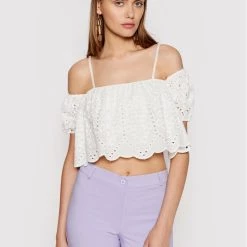 Rinascimento Γυναίκες Μπλουζάκια Μπλουζάκι CFC0103598003 Λευκό Regular Fit