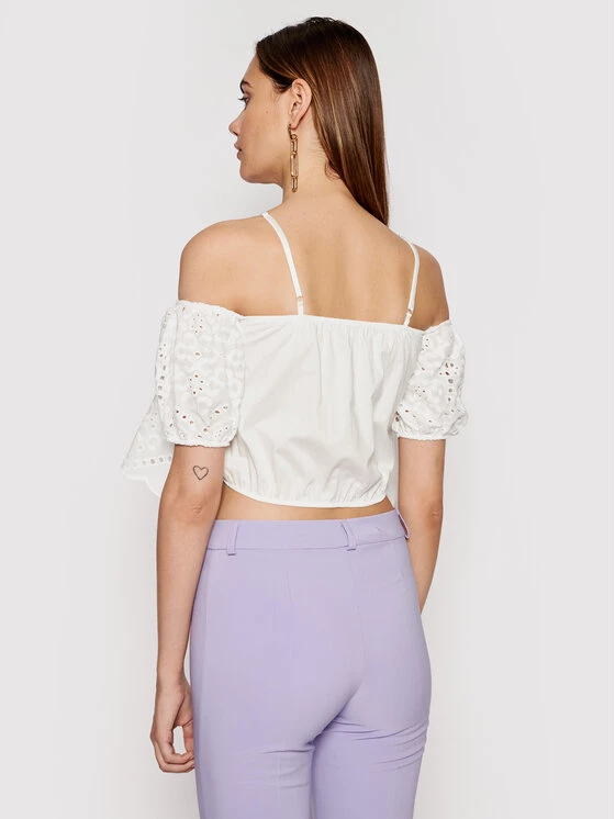 Rinascimento Γυναίκες Μπλουζάκια Μπλουζάκι CFC0103598003 Λευκό Regular Fit 5 Rinascimento Γυναίκες Μπλουζάκια Μπλουζάκι CFC0103598003 Λευκό Regular Fit - Image 3