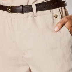 Rinascimento Γυναίκες Υφασμάτινα Παντελόνια Παντελόνι υφασμάτινο CFC0103571003 Μπεζ Regular Fit -Rinascimento Εκπτώσεις unnamed file 1389