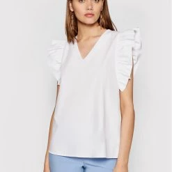 Rinascimento Γυναίκες Μπλουζάκια Μπλουζάκι CFC0103607003 Λευκό Regular Fit