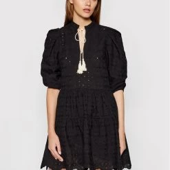 Rinascimento Γυναίκες Καθημερινά Φορέματα Φόρεμα καθημερινό CFC0103616003 Μαύρο Regular Fit