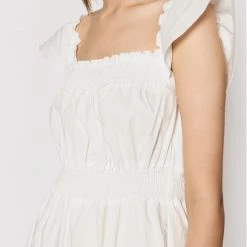 Rinascimento Γυναίκες Καλοκαιρινά Φορέματα Φόρεμα καλοκαιρινό CFC0103666003 Λευκό Regular Fit -Rinascimento Εκπτώσεις unnamed file 1444