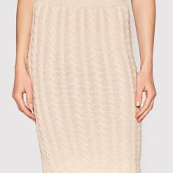 Rinascimento Γυναίκες Φούστες Pencil Φούστα Pencil CFM0010200003 Μπεζ Slim Fit