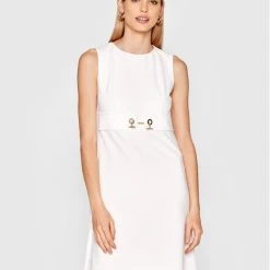 Rinascimento Γυναίκες Καθημερινά Φορέματα Φόρεμα καθημερινό CFC0102458003 Λευκό Regular Fit