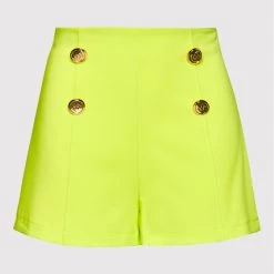 Rinascimento Γυναίκες Υφασμάτινα Σορτς Σορτς υφασμάτινο CFC0103165003 Κίτρινο Regular Fit -Rinascimento Εκπτώσεις unnamed file 1522