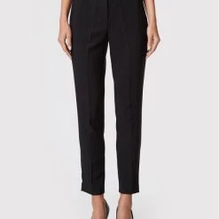 Rinascimento Γυναίκες Υφασμάτινα Παντελόνια Παντελόνι υφασμάτινο CFC0018693002 Μαύρο Slim Fit