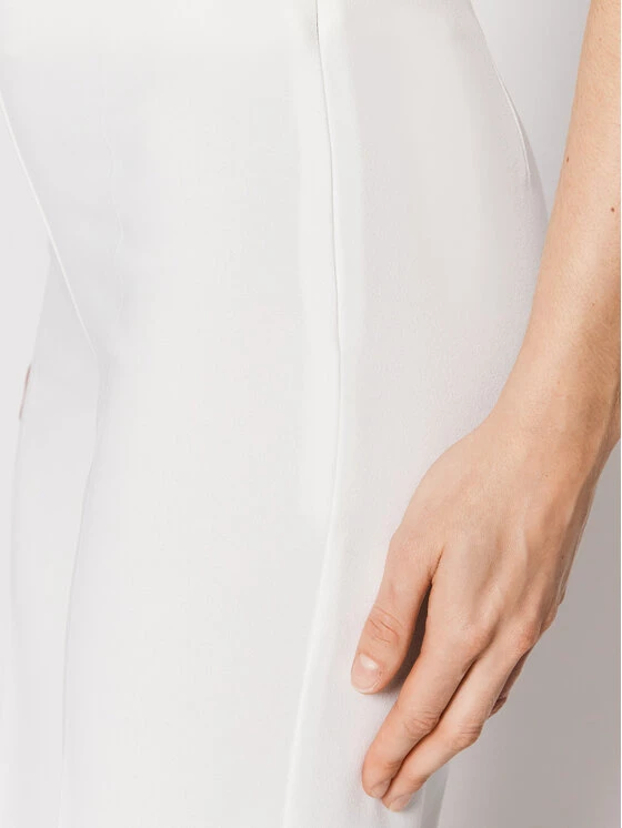 Rinascimento Γυναίκες Υφασμάτινα Παντελόνια Παντελόνι υφασμάτινο CFC0108678003 Λευκό Regular Fit 6 Rinascimento Γυναίκες Υφασμάτινα Παντελόνια Παντελόνι υφασμάτινο CFC0108678003 Λευκό Regular Fit - Image 4