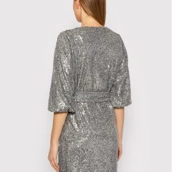 Rinascimento Γυναίκες Κοκτέιλ Φορέματα Φόρεμα κοκτέιλ CFC0106704003 Ασημί Regular Fit -Rinascimento Εκπτώσεις unnamed file 16