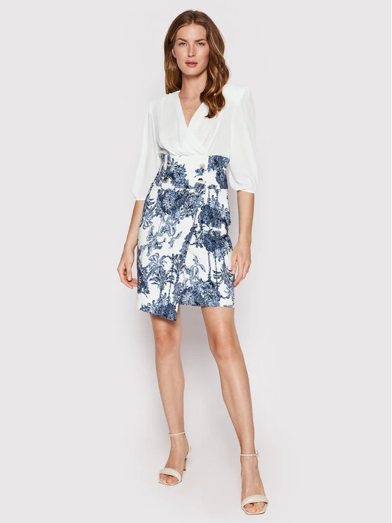 Rinascimento Γυναίκες Κοκτέιλ Φορέματα Φόρεμα κοκτέιλ CFC0108694003 Λευκό Regular Fit 4 Rinascimento Γυναίκες Κοκτέιλ Φορέματα Φόρεμα κοκτέιλ CFC0108694003 Λευκό Regular Fit - Image 2