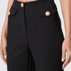 Rinascimento Γυναίκες Υφασμάτινα Παντελόνια Παντελόνι υφασμάτινο CFC0018693002 Μαύρο Slim Fit -Rinascimento Εκπτώσεις unnamed file 161