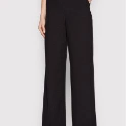 Rinascimento Γυναίκες Υφασμάτινα Παντελόνια Παντελόνι υφασμάτινο CFC0107541003 Μαύρο Regular Fit