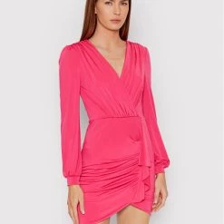 Rinascimento Γυναίκες Κοκτέιλ Φορέματα Φόρεμα κοκτέιλ CFC0107346003 Ροζ Slim Fit