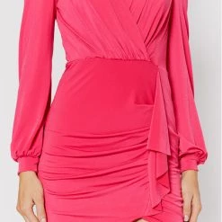 Rinascimento Γυναίκες Κοκτέιλ Φορέματα Φόρεμα κοκτέιλ CFC0107346003 Ροζ Slim Fit -Rinascimento Εκπτώσεις unnamed file 1677