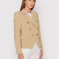 Rinascimento Γυναίκες Σακάκια & Μπλέιζερ Μπλέιζερ CFC0107851003 Μπεζ Regular Fit